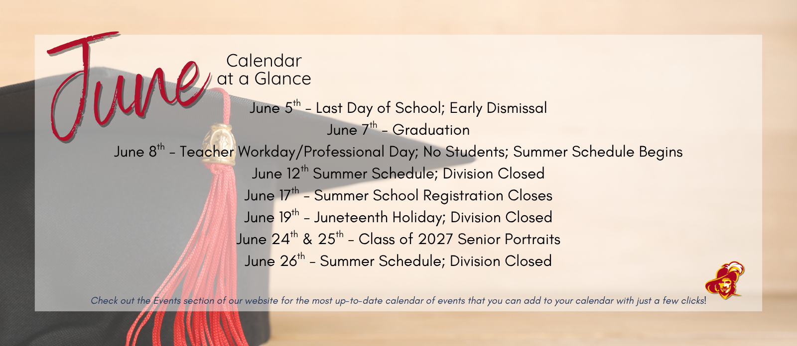 The finish line is in sight, Dukes! 🎓❤️💛  As we celebrate another successful school year, we want to thank our students, staff, families, and community for their dedication, hard work, and support. Here's to the memories we've made, the accomplishments we've achieved, and the exciting opportunities ahead.  Have a safe, happy, and well-deserved summer!  #GHSDukes #DukePride #ClassOf2026 #GloucesterHighSchool