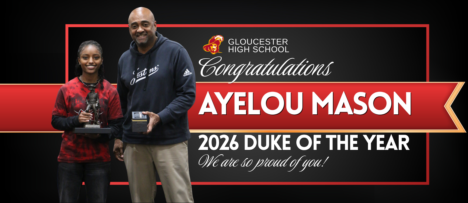 Congratulations Ayelou Mason Duke of the year 2026