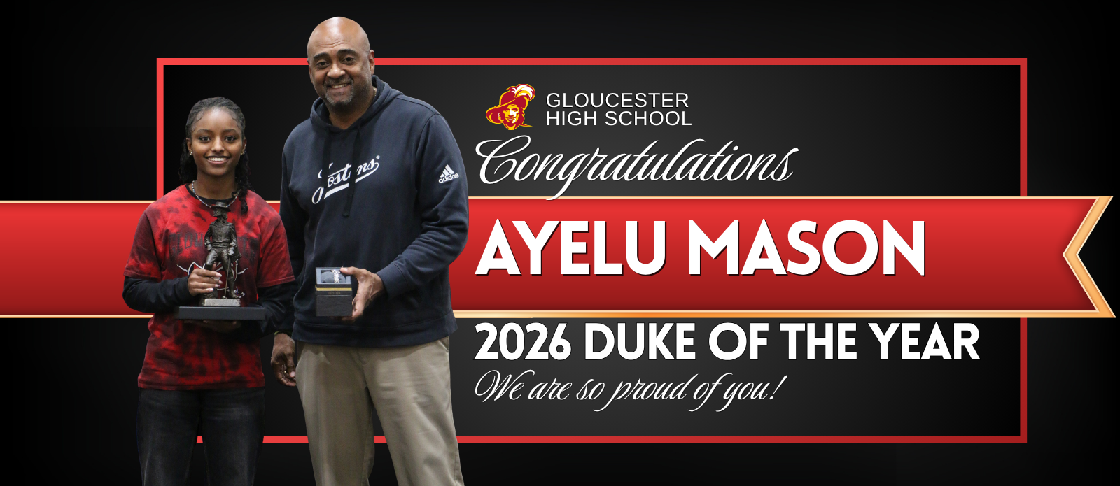 Congratulations Ayelou Mason Duke of the year 2026
