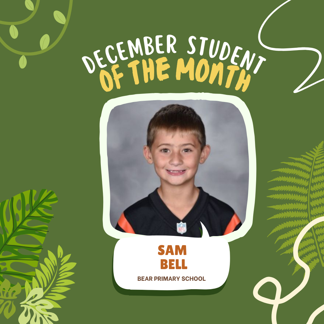 Sam Bell Student of the Month