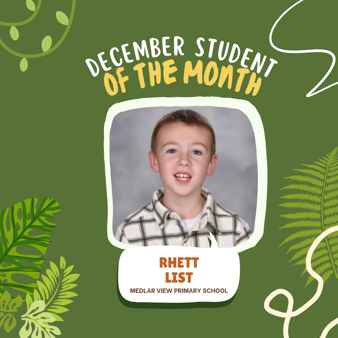 Rhett List Student of the Month