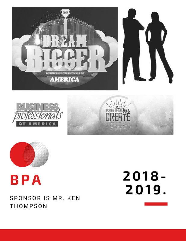 BPA 2018-2019 sponsor is Mr. Ken Thompson graphic