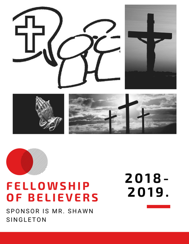 fellowship of believers 2018-2019 sponsor is mr. shawn singleton graphic