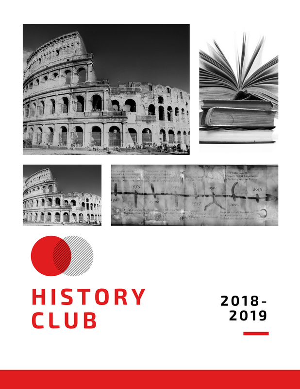 history club 2018-2019 graphic