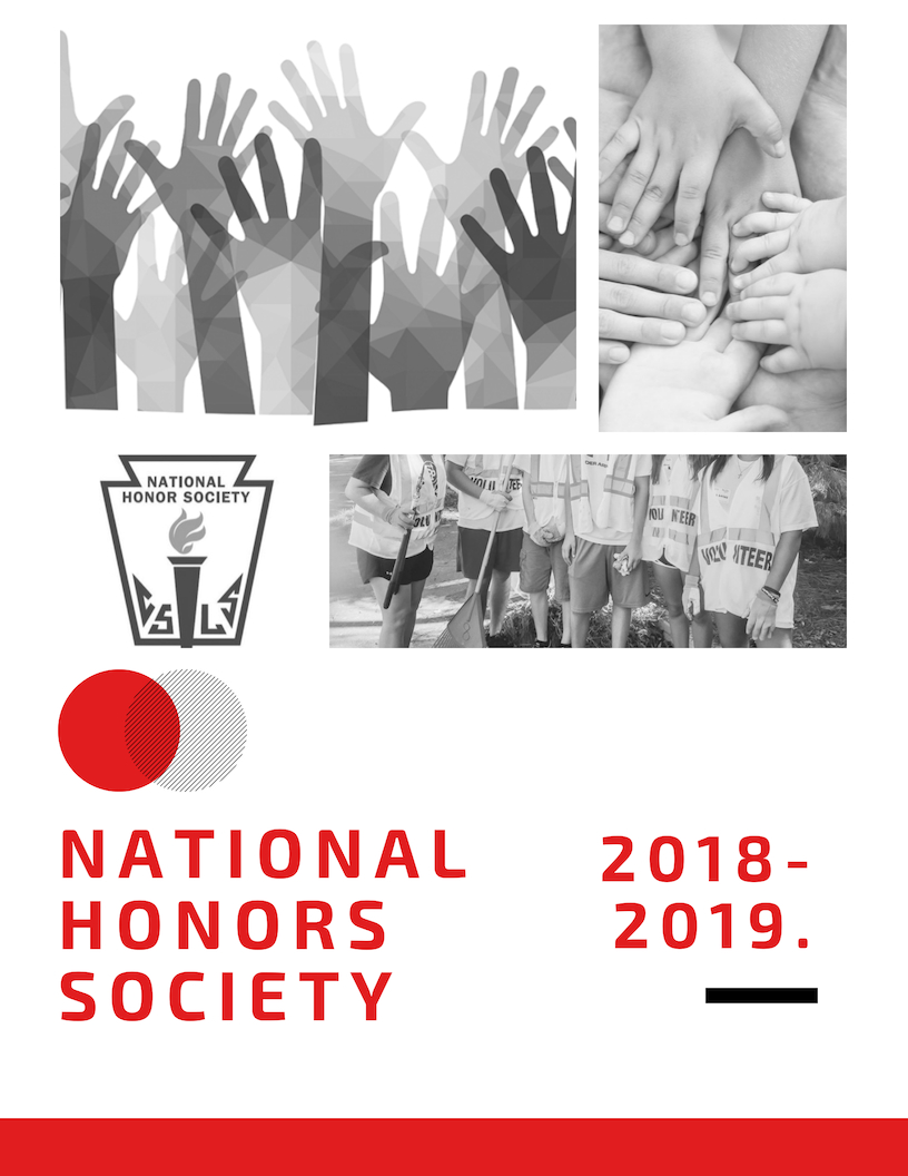 national honors society 2018-2019 graphic