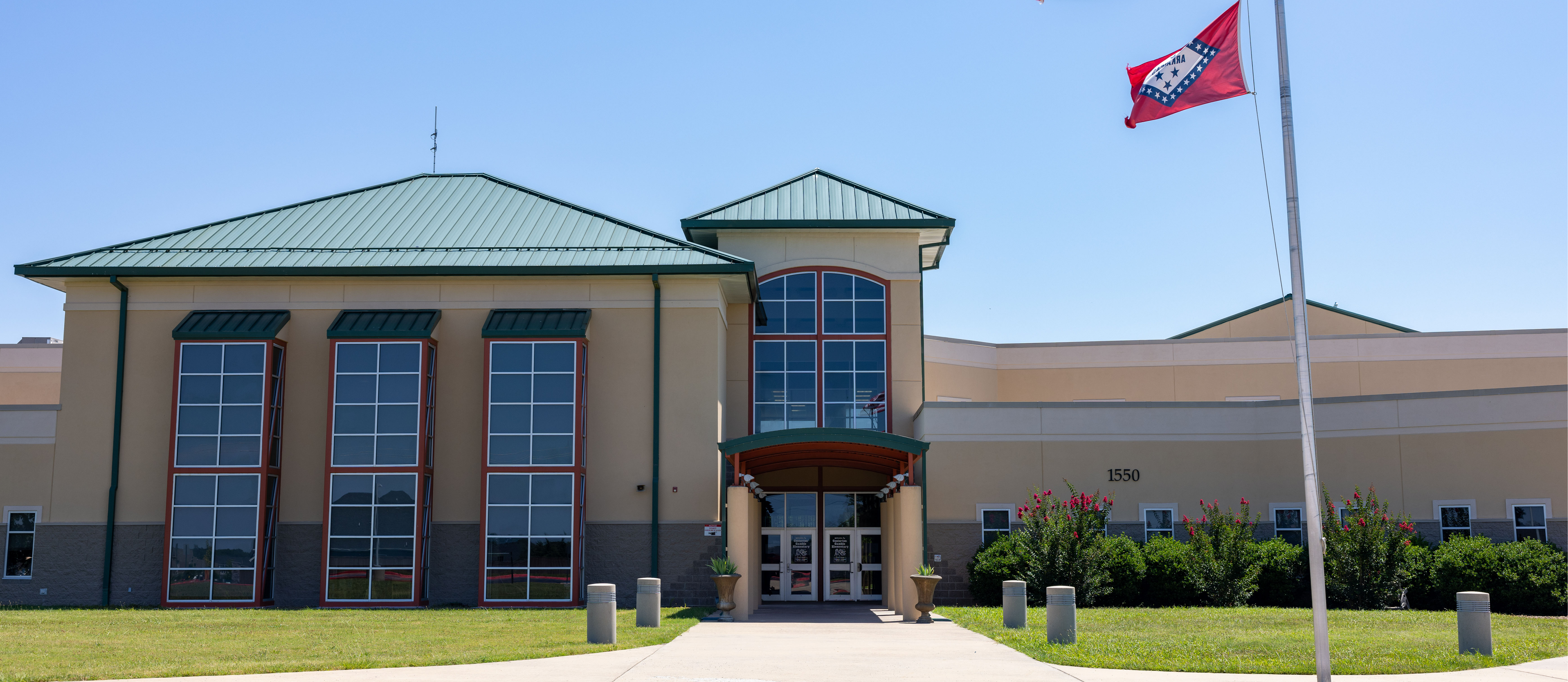 Centerton Gamble Elementary School panorama