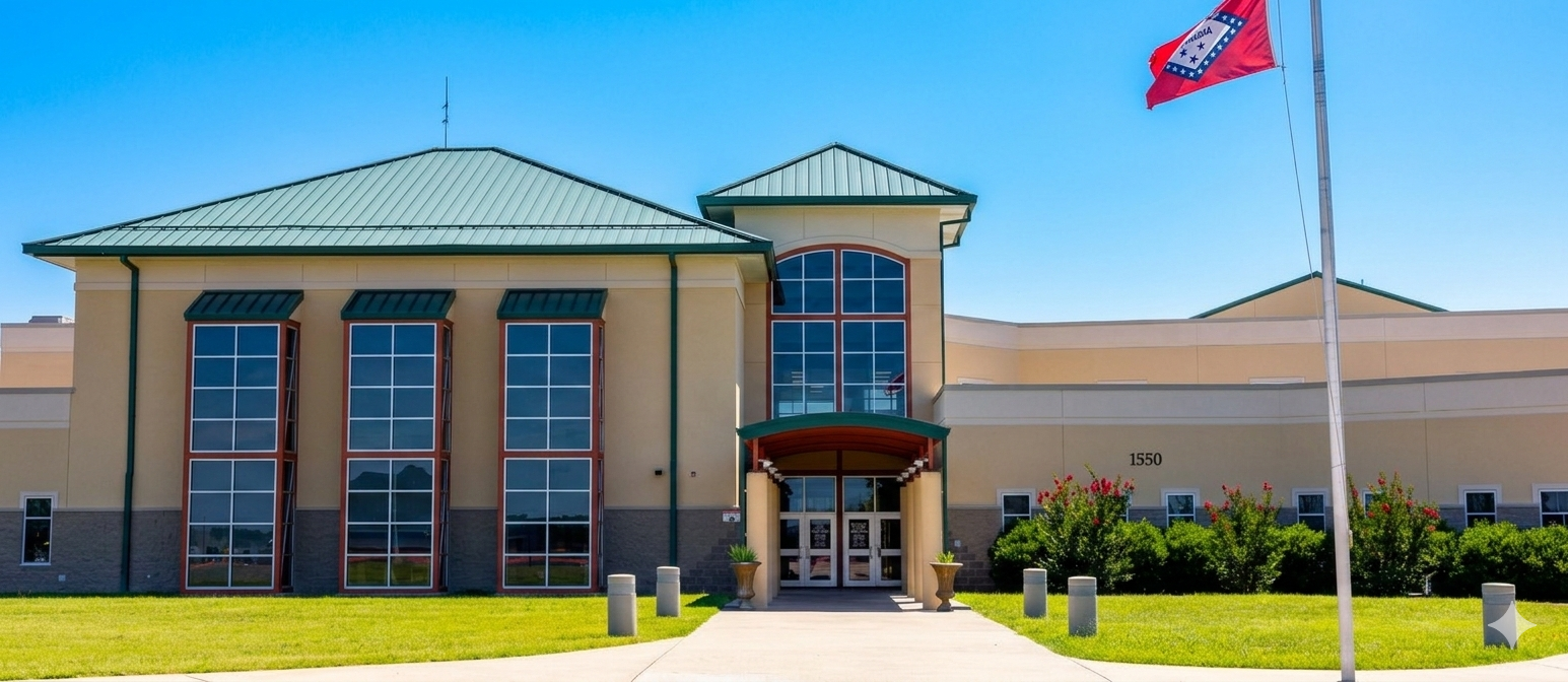 Centerton Gamble Elementary School panorama