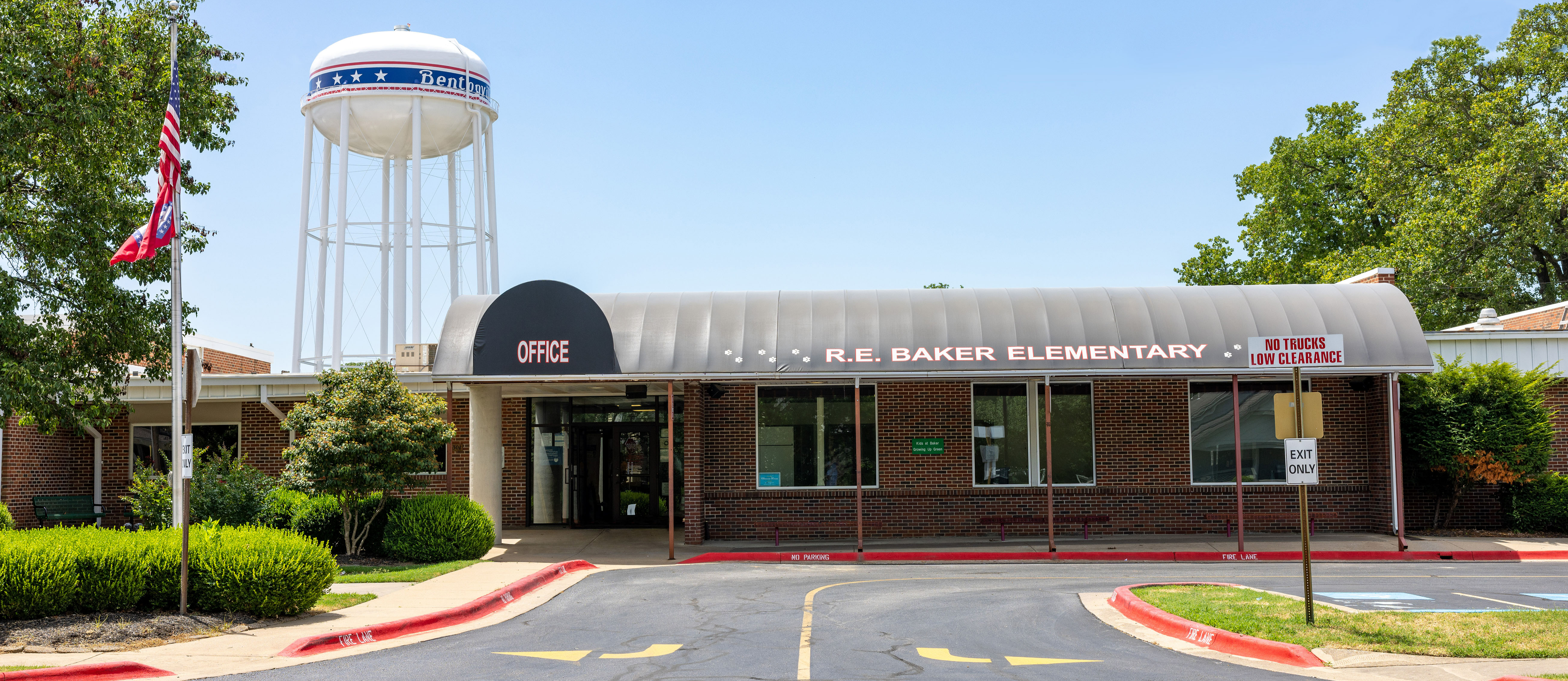 R. E. Baker Elementary School panorama