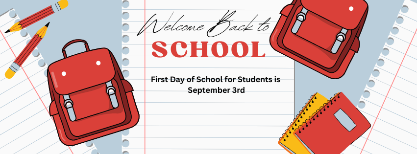First day of school is 9/3/26 for students