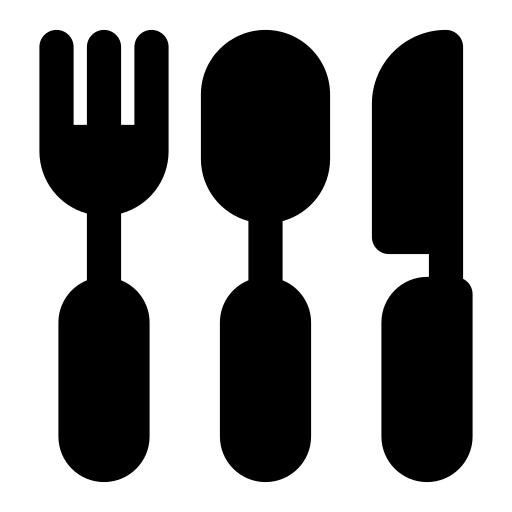  Icon of a fork, knife and spoon