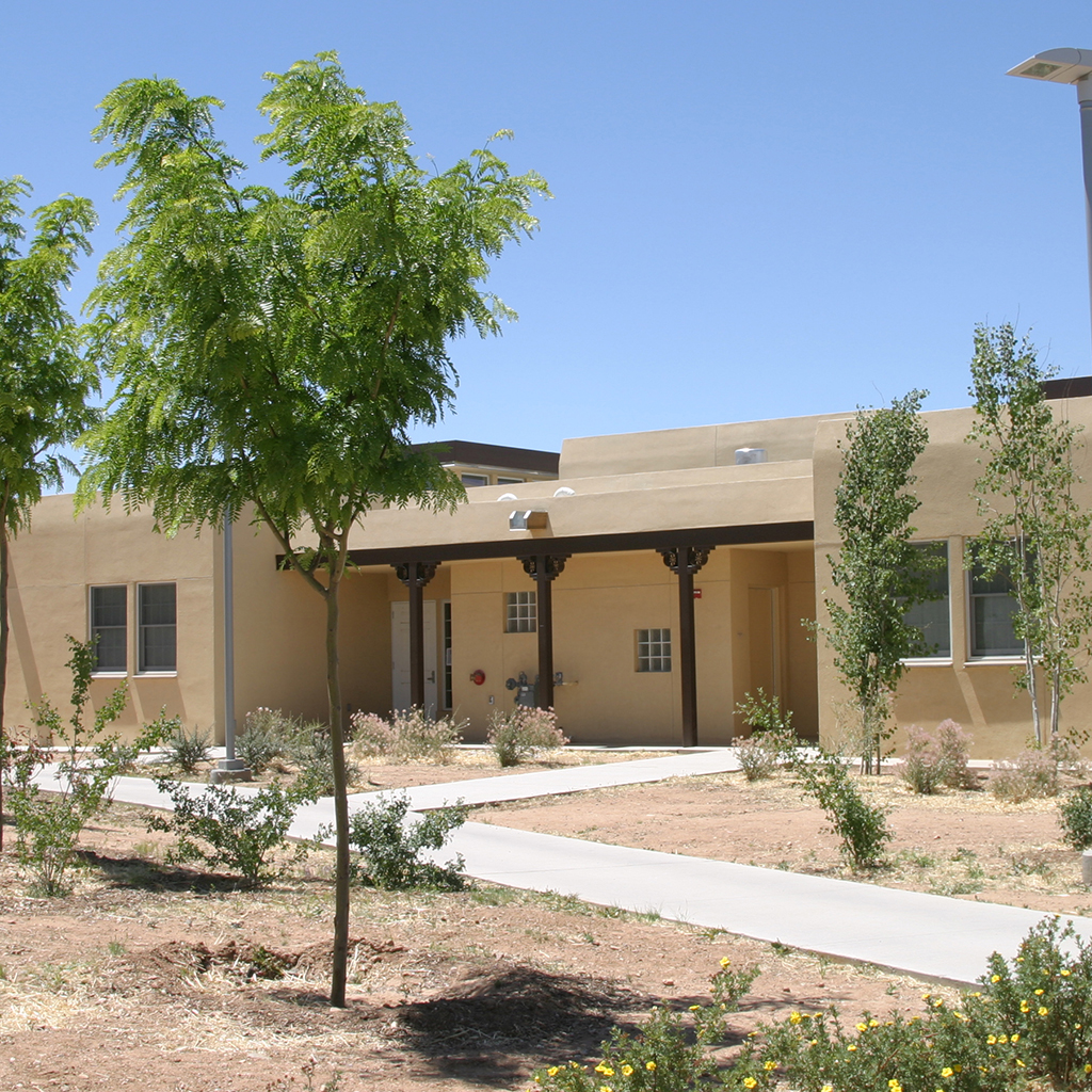 Residential cottages outside view