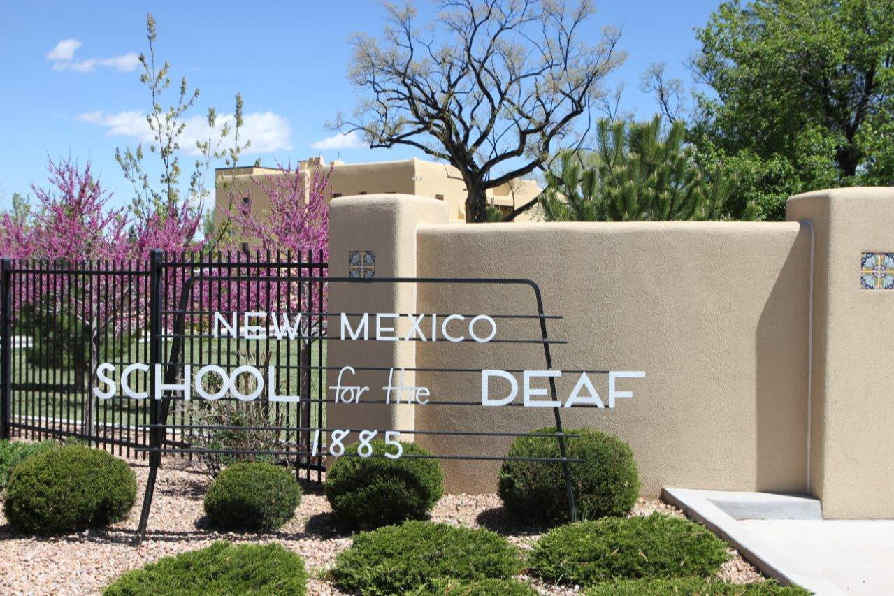 NMSD front gate and sign