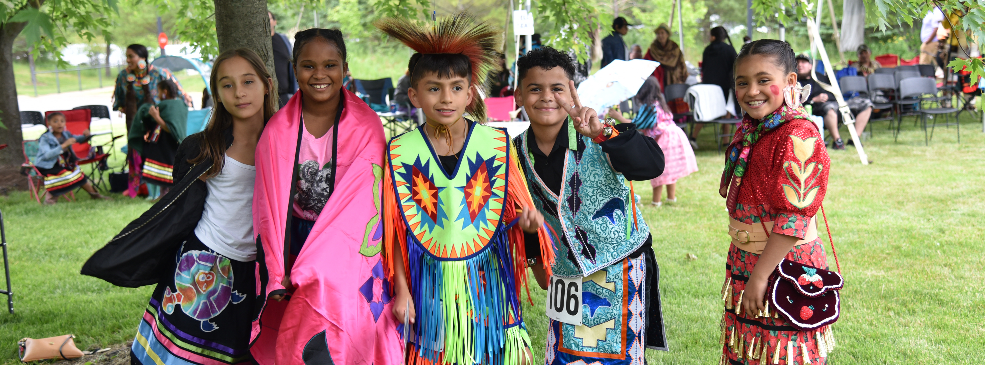 Youth Dancers for 2022 Youth Powwow