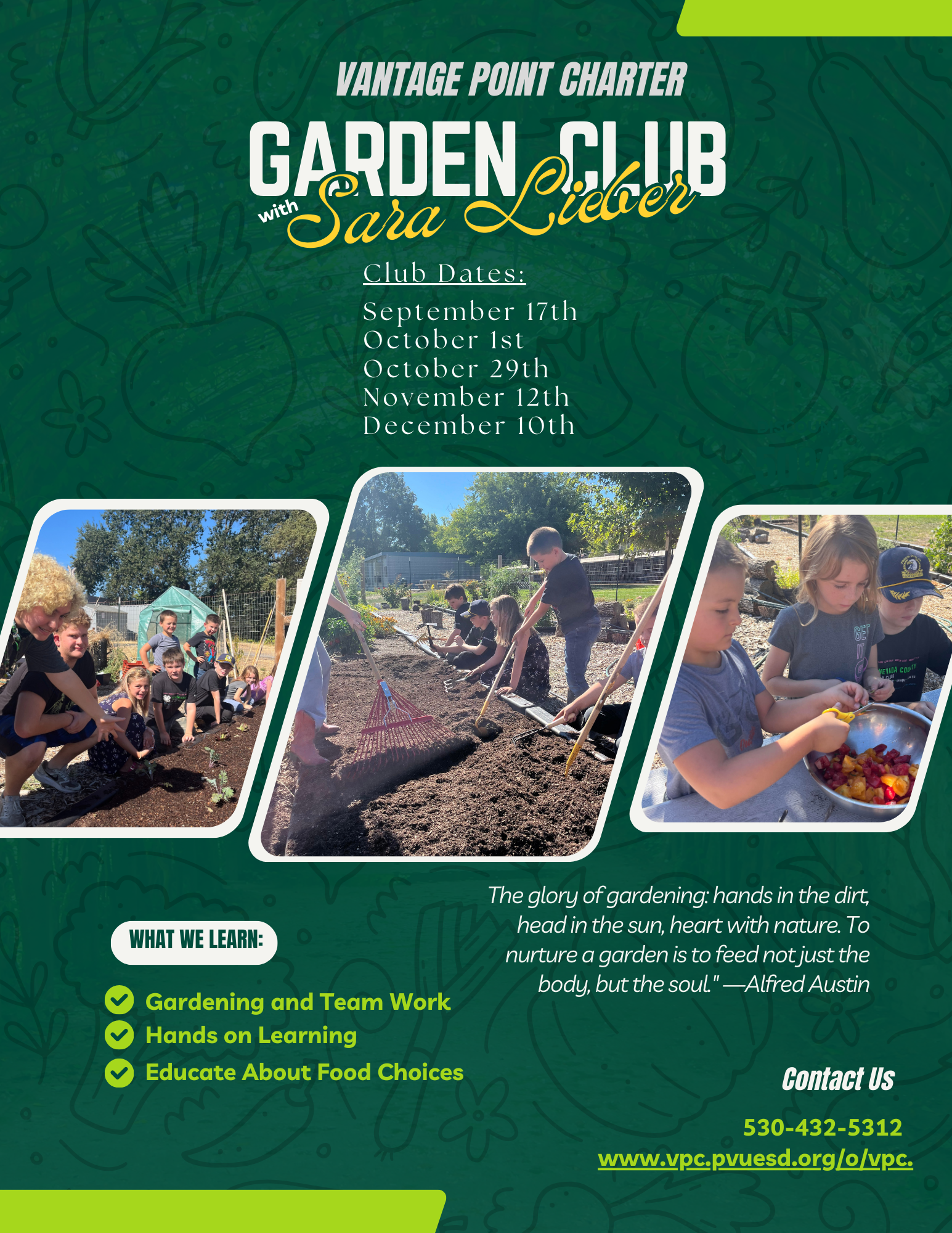 Garden Club Flyer