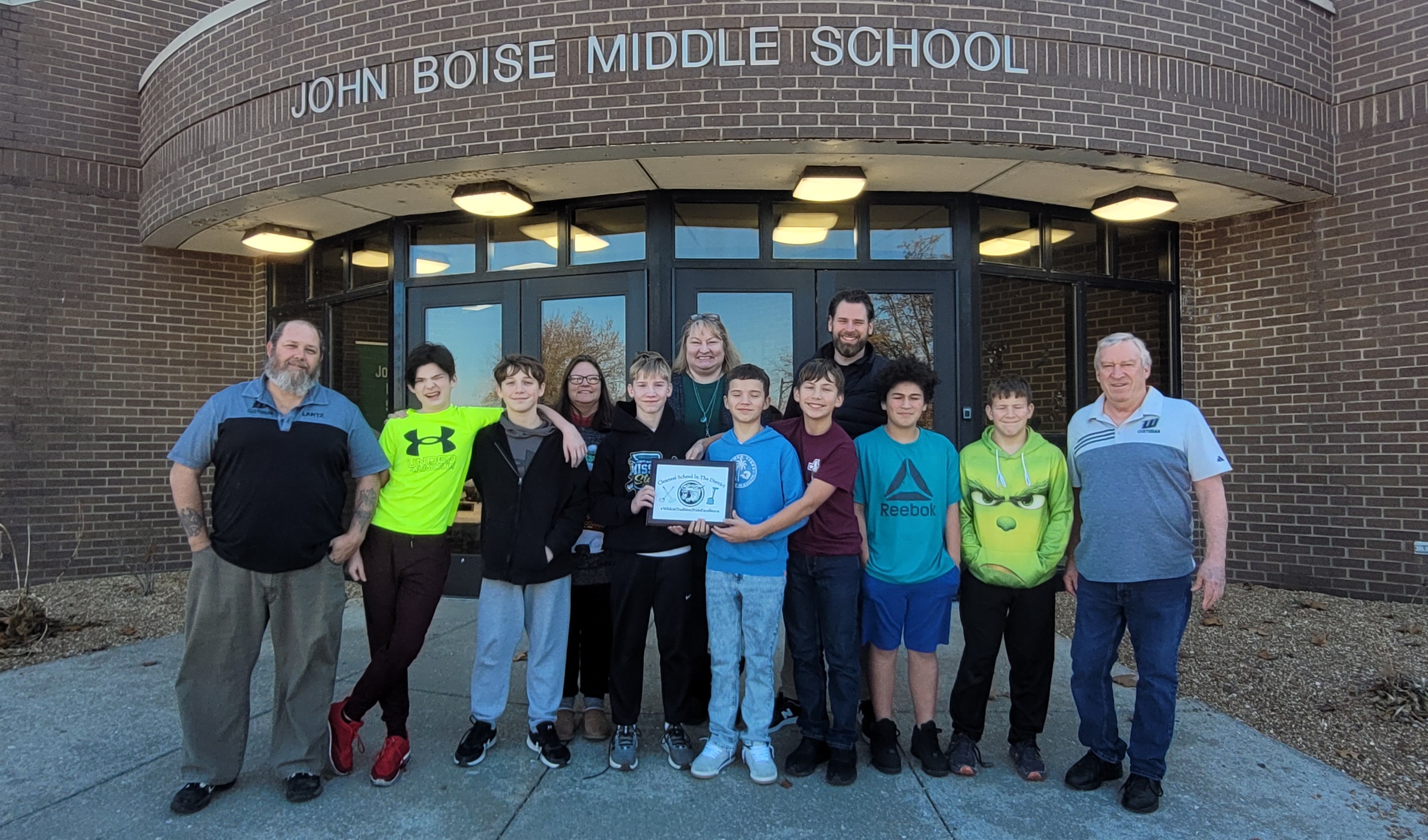 cleanest school in the district 