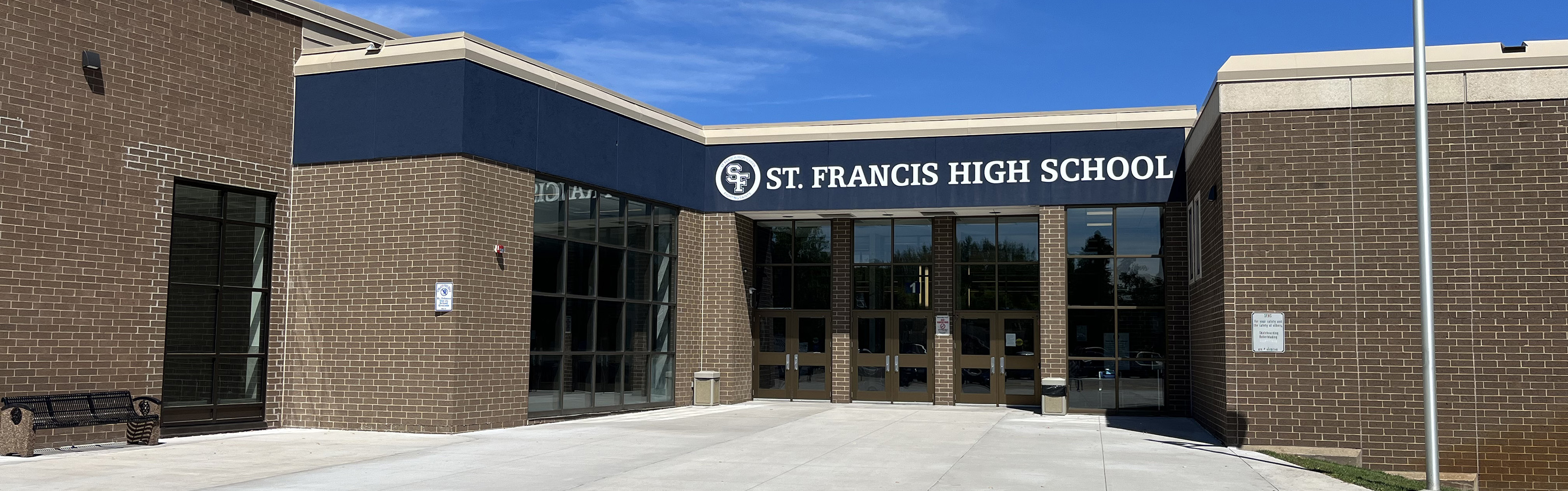 Front Doors of St. Francis High School