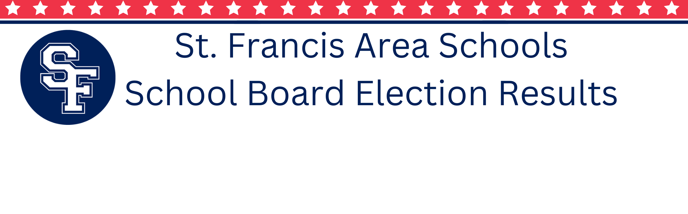 Graphic for the school board election