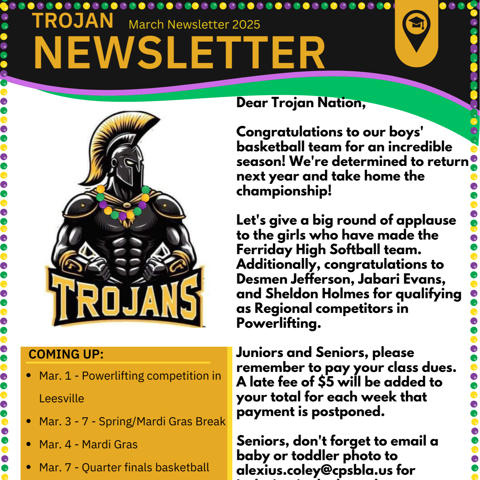 March Newsletter