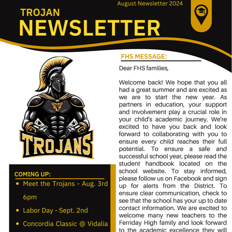 August Newsletter