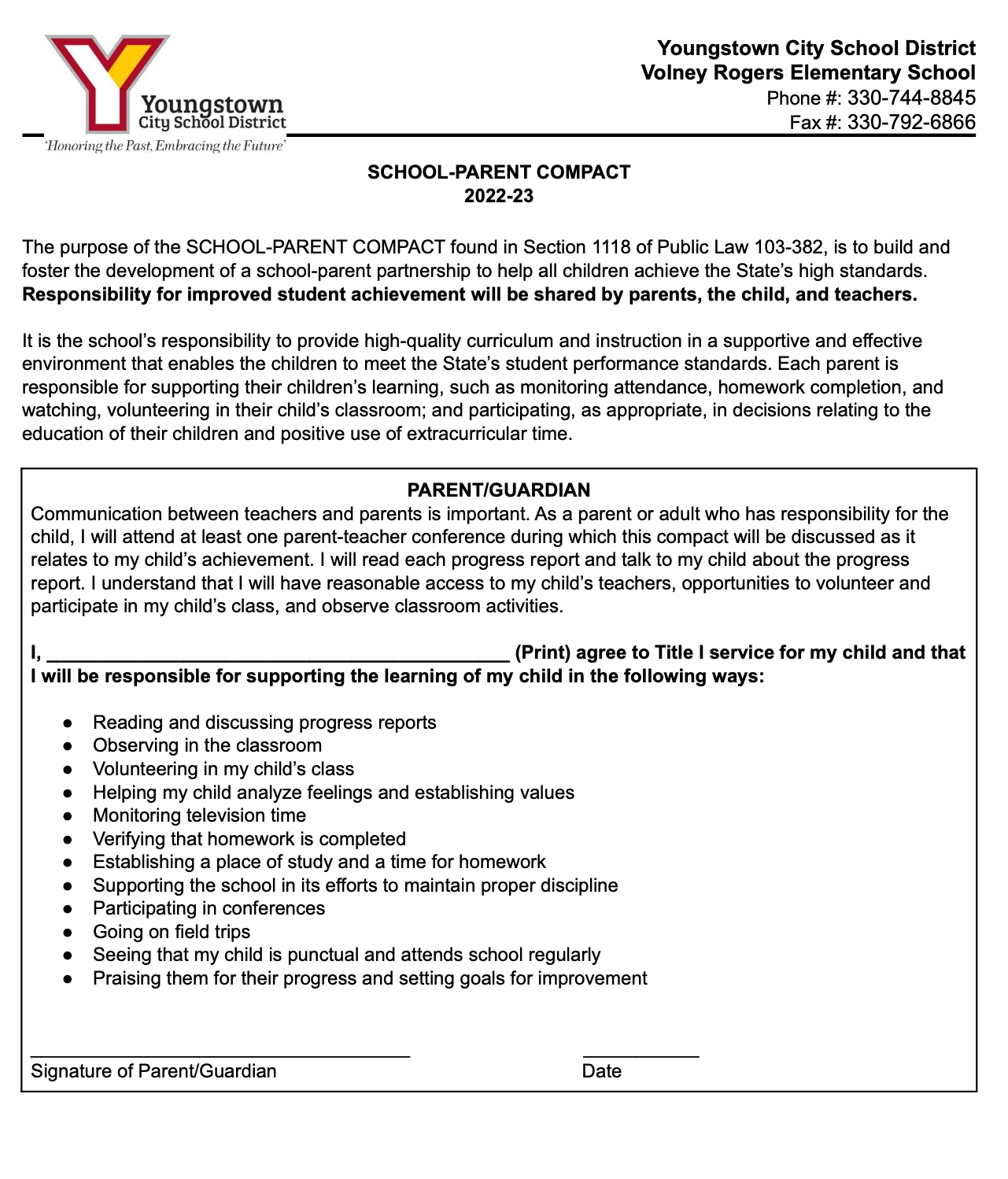 Parent Compact 1