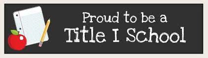 Proud to be a Title 1 School