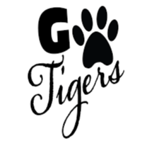 Go Tigers Paw Print