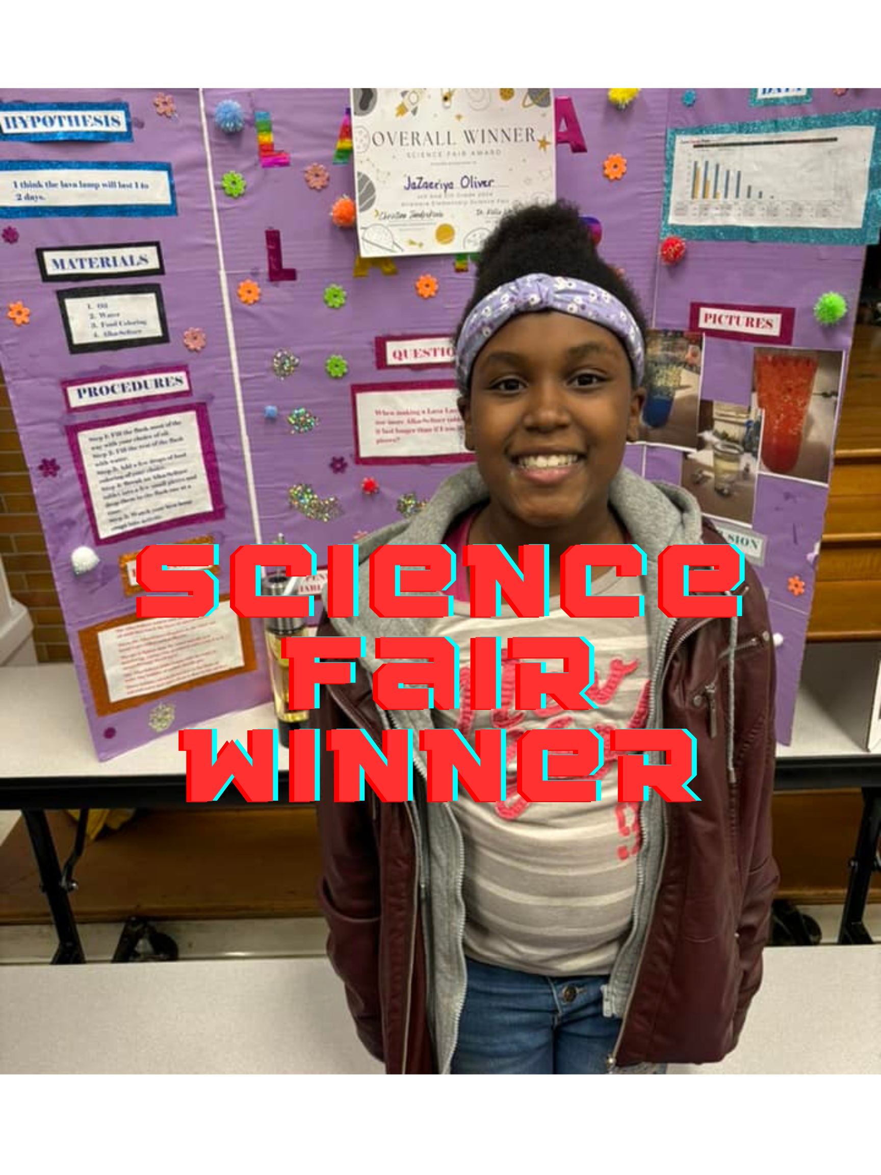 Kirkmere Science Fair Winner