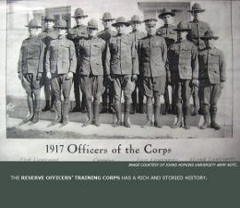 picture of officers from 1917