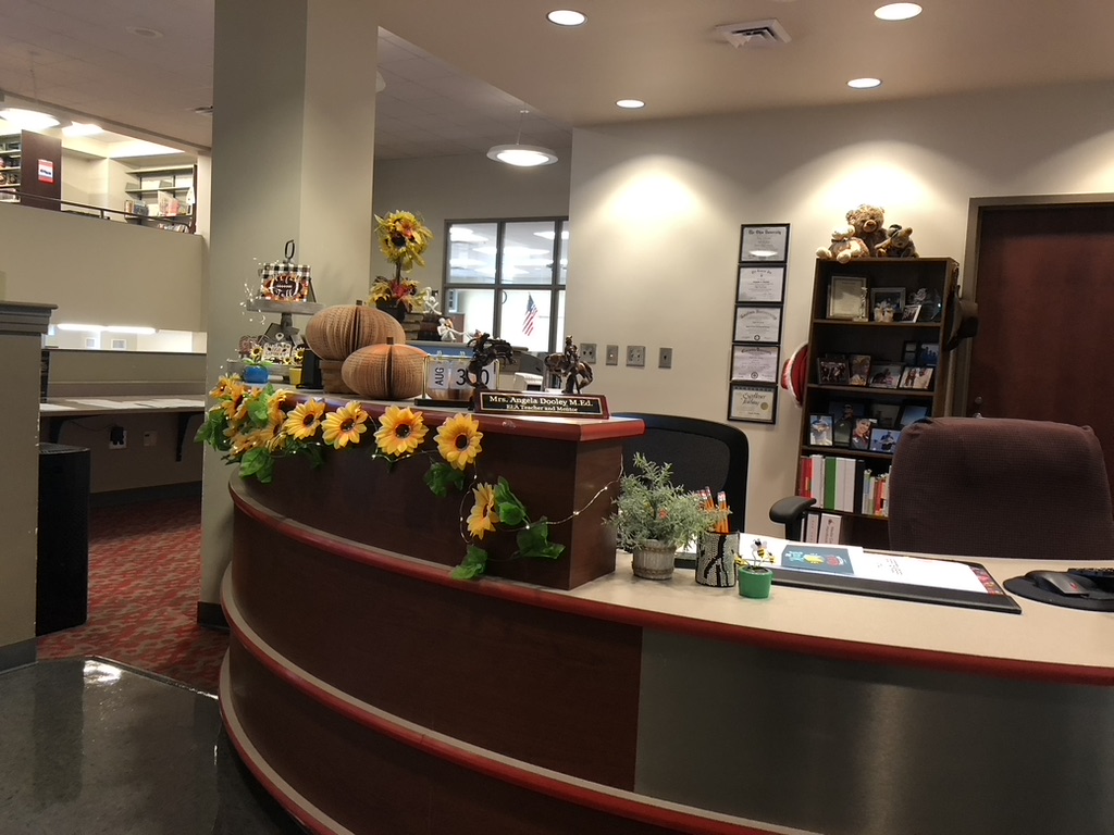 Librarian's work area