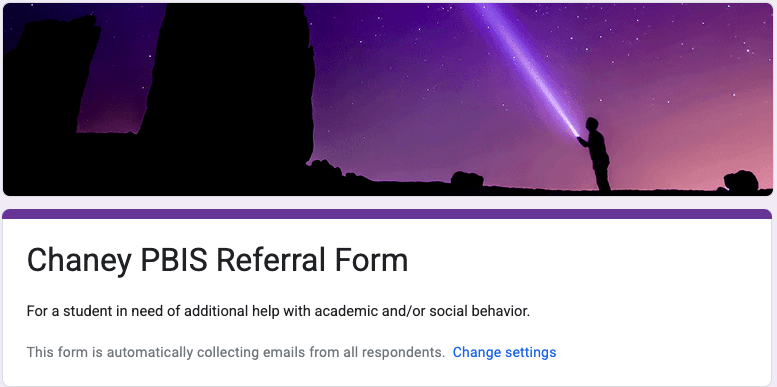 Referral form