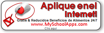 My School App Online Button Spanish