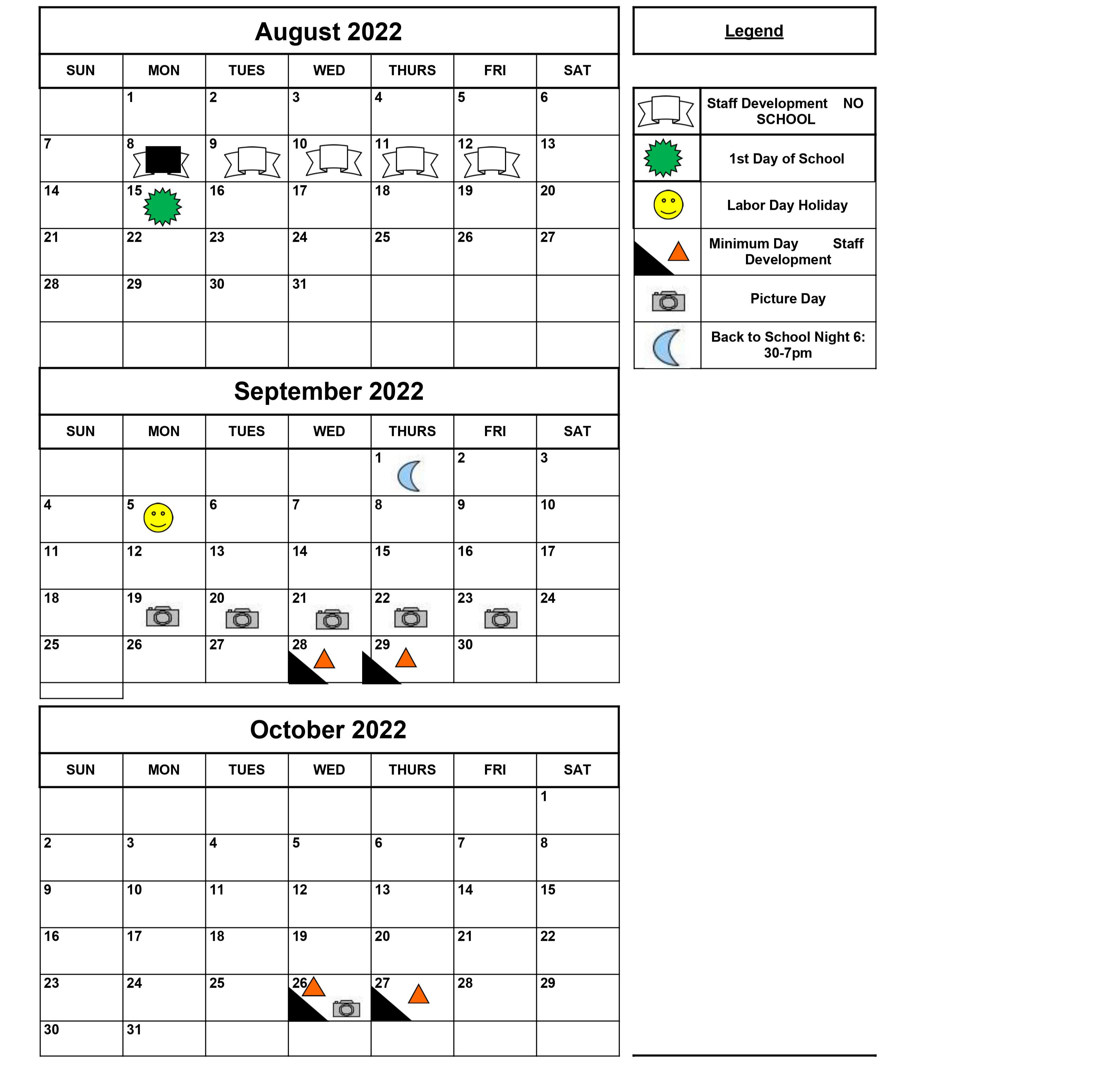 Calendar Page 1