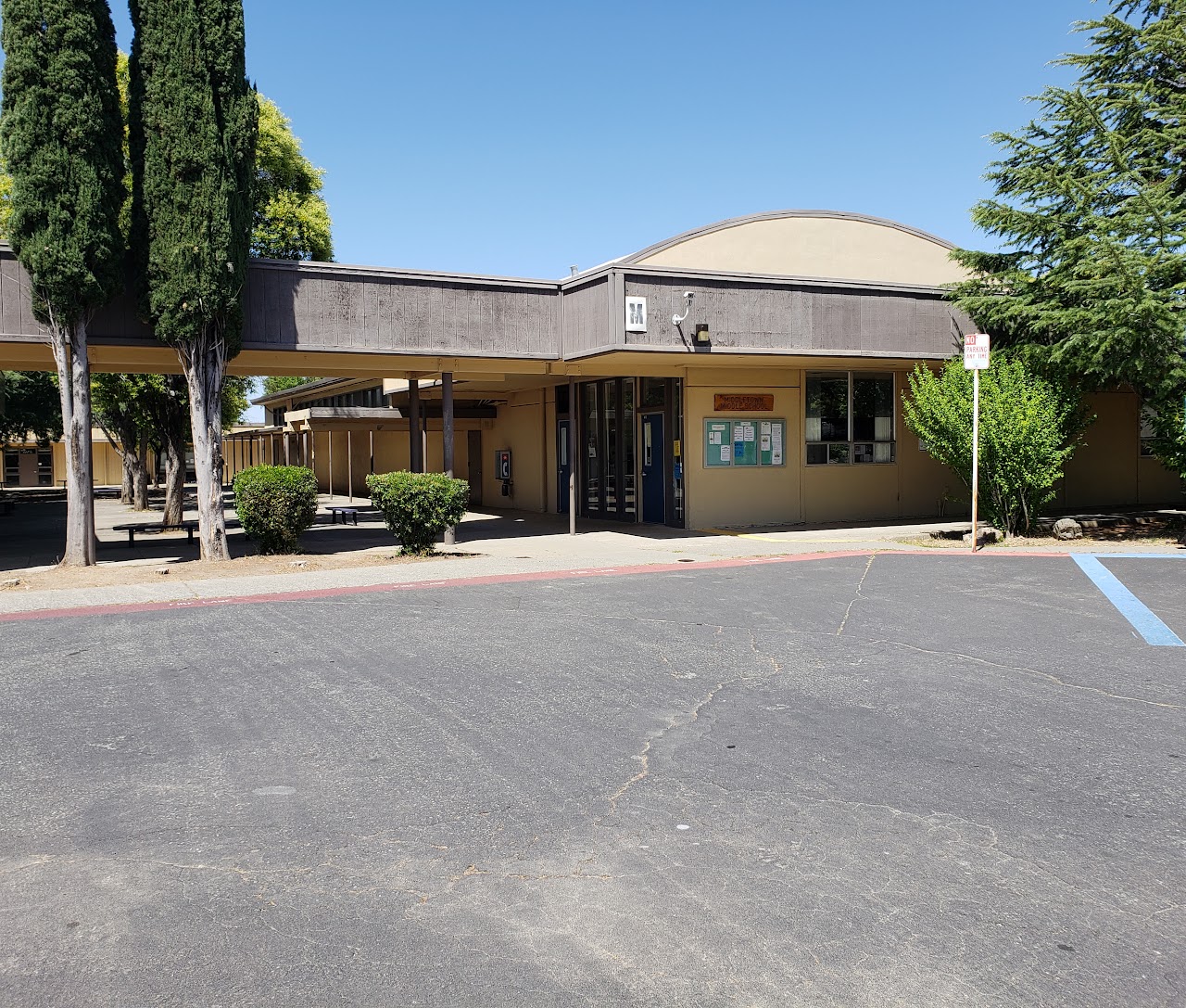 entrance of school