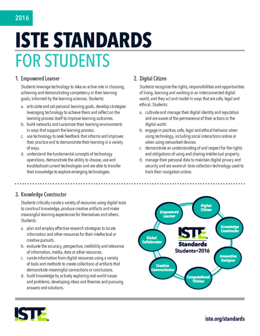  Standards for Students