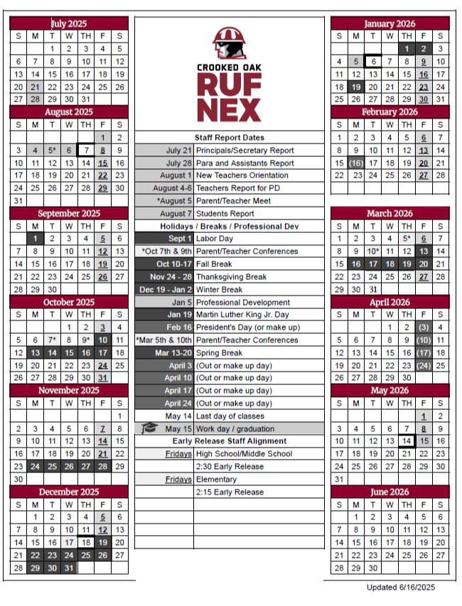 25-26 calendar