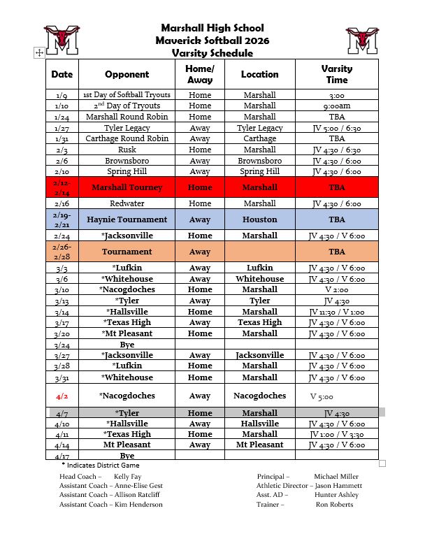 SCHEDULE