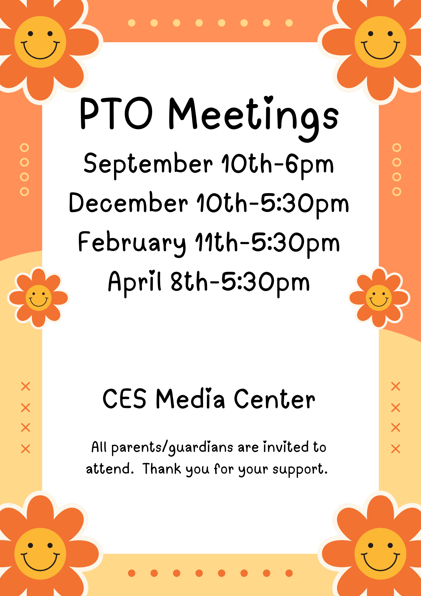 PTO Meeting Dates