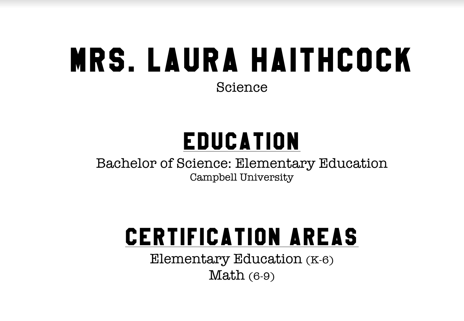 credentials