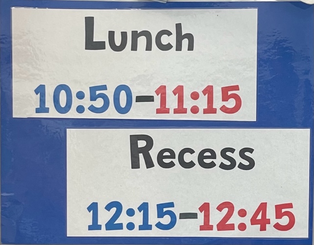 Lunch Times