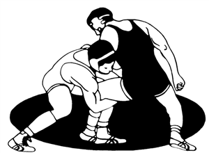 Wrestling cartoon