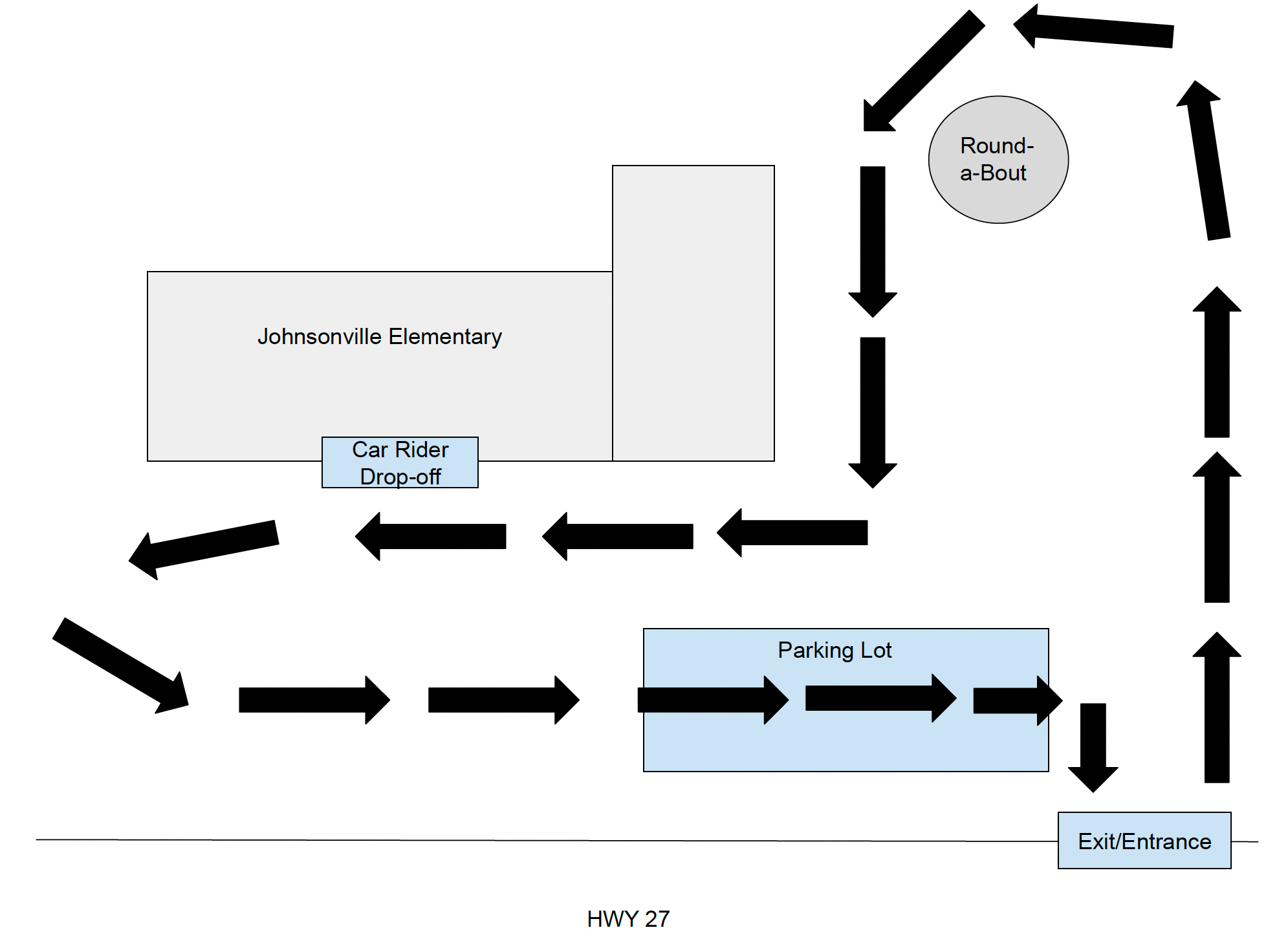 JES Carpool Map