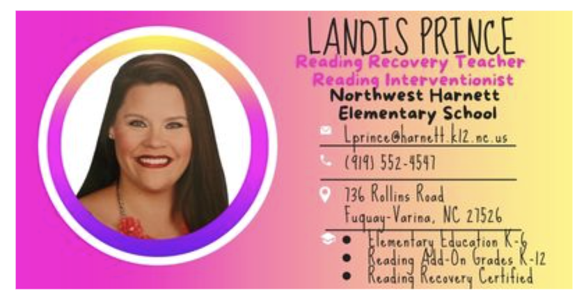 Landis Prince Contact information 