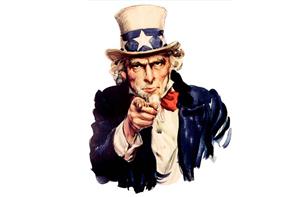 image of "Uncle Sam" - man in top hat and jacket pointing in the reader's direction
