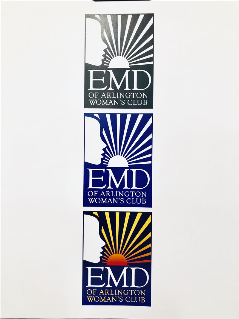 images of the EMD graphic design; blue and green graphics