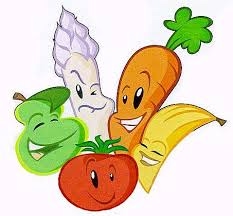 A clipart image of vegetables