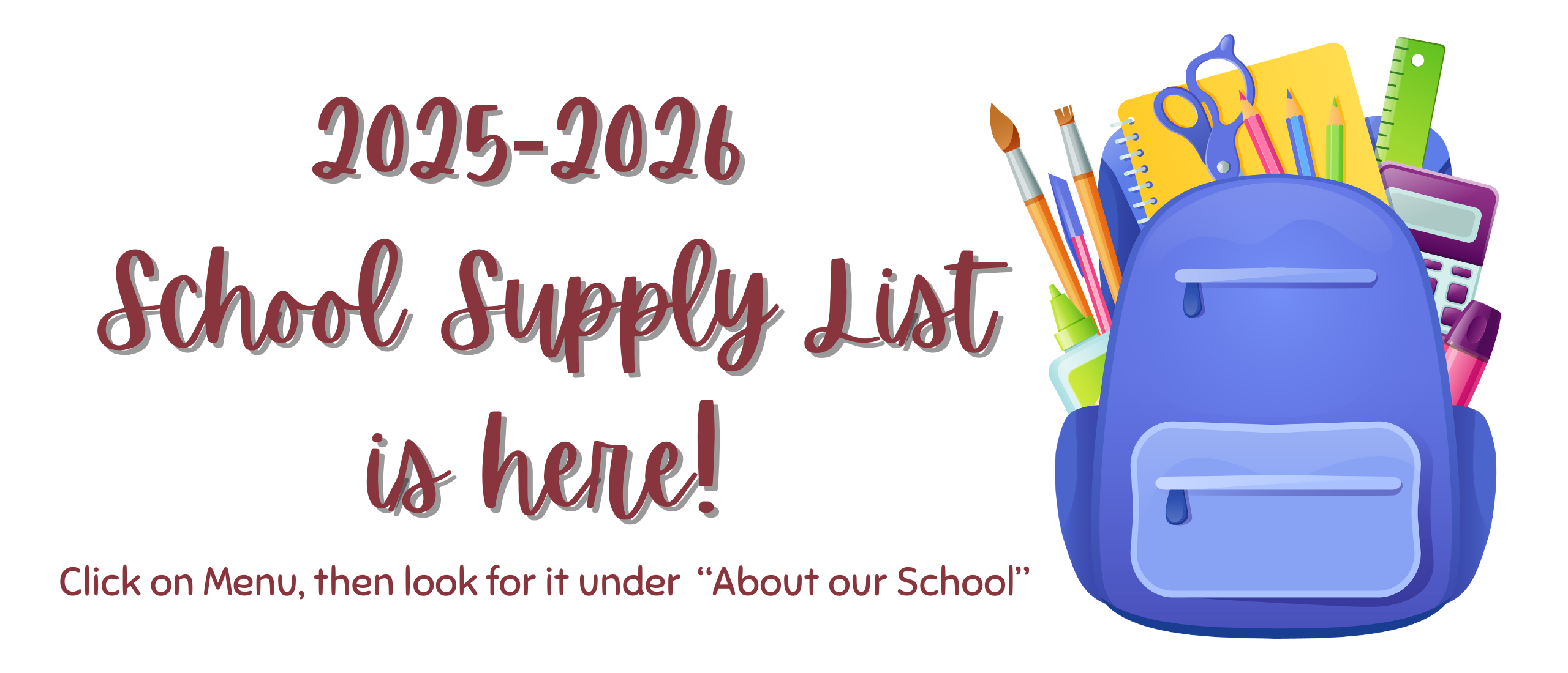 supply list! 
