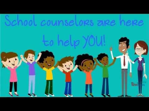 school counselors are here to help you