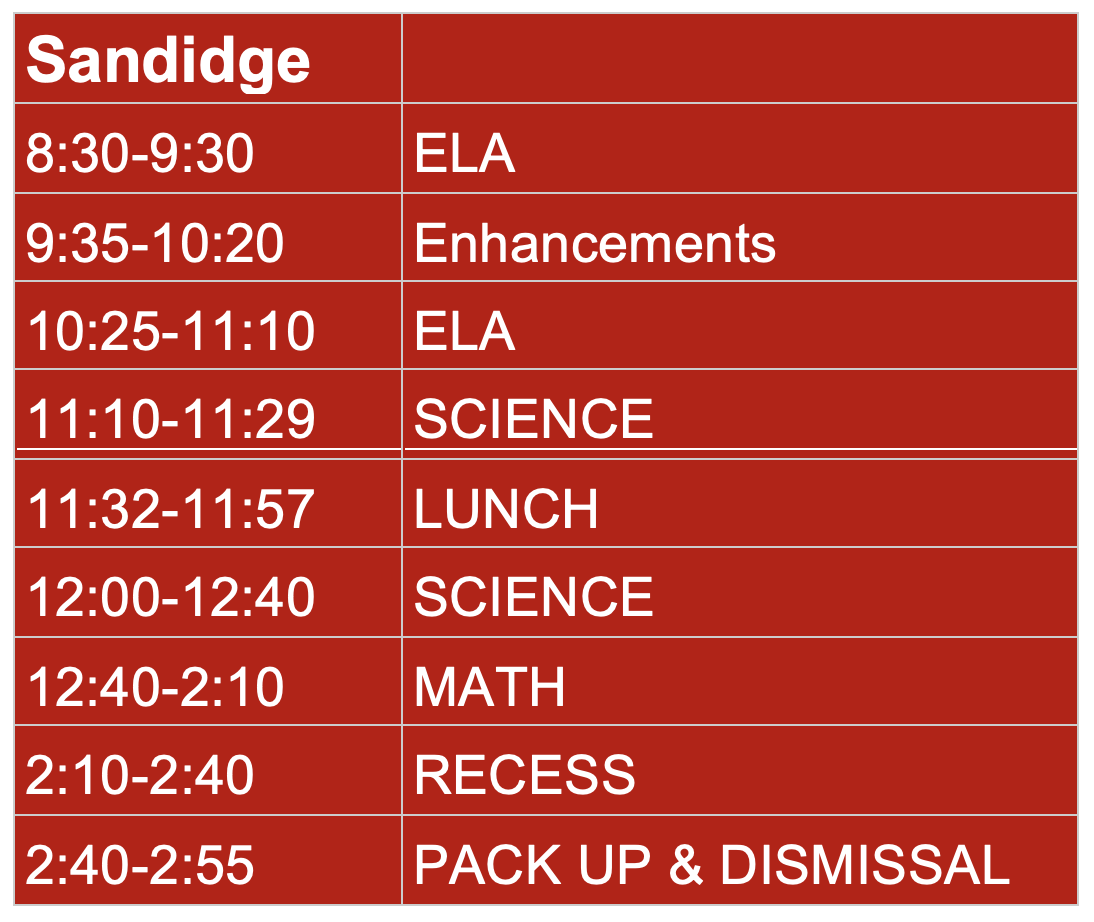 sand-sched