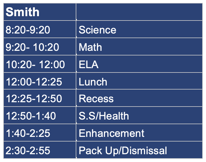 smith-sched