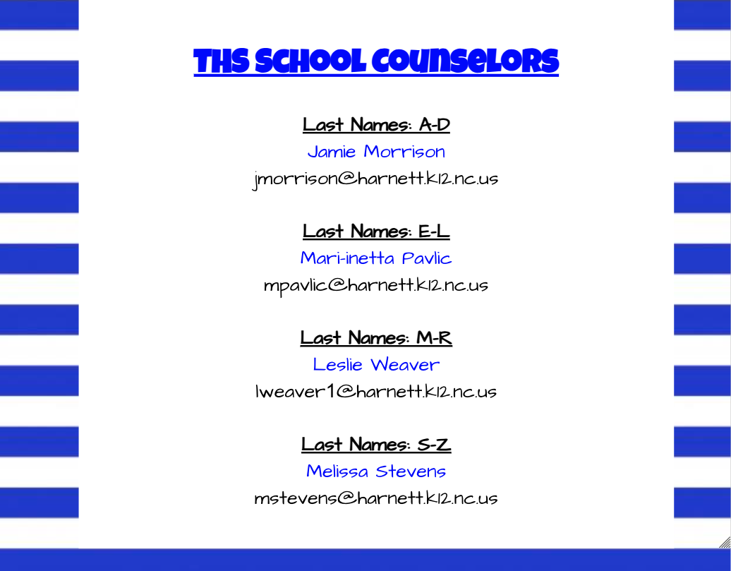 THS Guidance Assignments